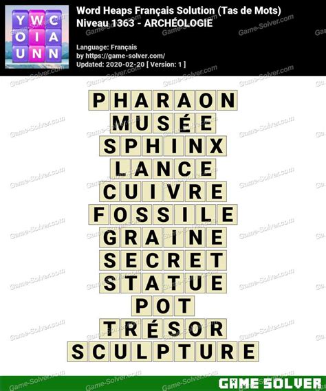 wordalot level 1363|Solution Wordalot Niveau 1363 .